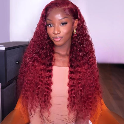 7x6 Glueless Burmese Curly Wigs Human Hair Pre Plucked Pre Cut HD Lace Closure Wigs Ready And Go With Drawstring One-Step 13x6 HD Frontal Lace Curly Wave / Body Wave / Kinky Curly / Water Wave Natural Hairline With Baby Hair FallFreshness