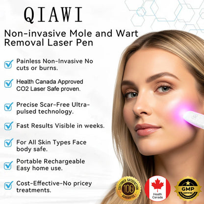 ✨QIAWI™ All-in-One CO₂ Laser Eraser Pen | Removes Moles, Warts, Skin Flaws & Pigmentation