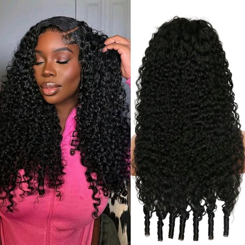 7x6 Glueless Burmese Curly Wigs Human Hair Pre Plucked Pre Cut HD Lace Closure Wigs Ready And Go With Drawstring One-Step 13x6 HD Frontal Lace Curly Wave / Body Wave / Kinky Curly / Water Wave Natural Hairline With Baby Hair FallFreshness
