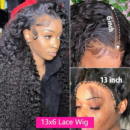 7x6 Glueless Burmese Curly Wigs Human Hair Pre Plucked Pre Cut HD Lace Closure Wigs Ready And Go With Drawstring One-Step 13x6 HD Frontal Lace Curly Wave / Body Wave / Kinky Curly / Water Wave Natural Hairline With Baby Hair FallFreshness