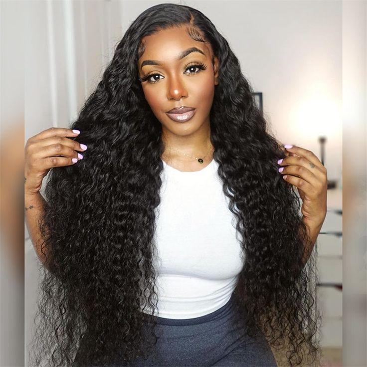 7x6 Glueless Burmese Curly Wigs Human Hair Pre Plucked Pre Cut HD Lace Closure Wigs Ready And Go With Drawstring One-Step 13x6 HD Frontal Lace Curly Wave / Body Wave / Kinky Curly / Water Wave Natural Hairline With Baby Hair FallFreshness