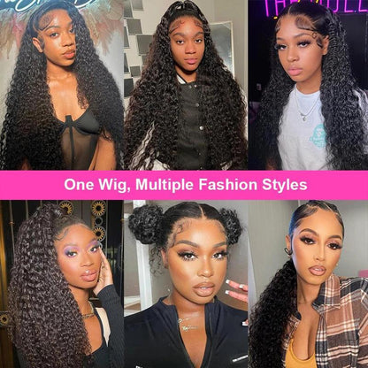 7x6 Glueless Burmese Curly Wigs Human Hair Pre Plucked Pre Cut HD Lace Closure Wigs Ready And Go With Drawstring One-Step 13x6 HD Frontal Lace Curly Wave / Body Wave / Kinky Curly / Water Wave Natural Hairline With Baby Hair FallFreshness